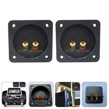 2 Pcs Speaker Box Terminal Cup Screw Accessory Loudspeaker Connector