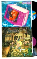 2 LP AC/DC BRIAN JOHNSON/GEORDIE + IMPORT GERMAN BLACK OAK Arkansas EARLY TIMES