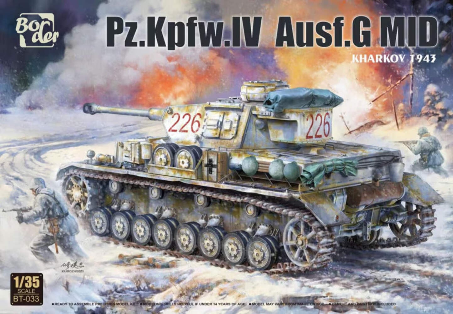 Border Model 1/35 Pz.Kpfw. IV Ausf. G MID ""Kharkov 1943"" Model Kit