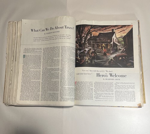 Samstagabend postgebundenes Magazin Buch Januar Februar März 1948 Rockwell - Bild 17 von 24