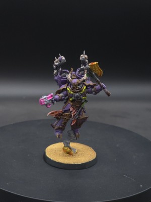 Warhammer 40k Emperors Children Chaos Space Marine Lord With Jumpack Painted