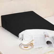 Wedge Pillow Case Cover,Bed Wedge Pillow Cover with 26 X 25 X 7.5 Black