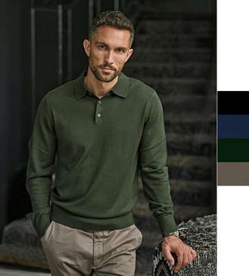 Tee Jays Polo Knit 6002 Damen Herren Weste Jacke Hemd Langarm Bluse NEU