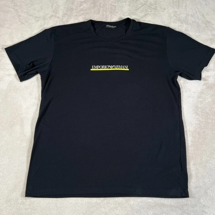 Emporio Armani Black T-Shirts for Men for sale | eBay
