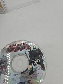 Blazing Heroes Sega Saturn Disc Game Complete In Box 1996 Authentic Working