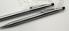Cross Chrome Pen  Pencil Set. Classic Century GTE Sylvania