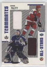 2002-03 ITG Be A Player Memorabilia Zigmund Felix Potvin Ziggy Palffy #TM-13 g6s