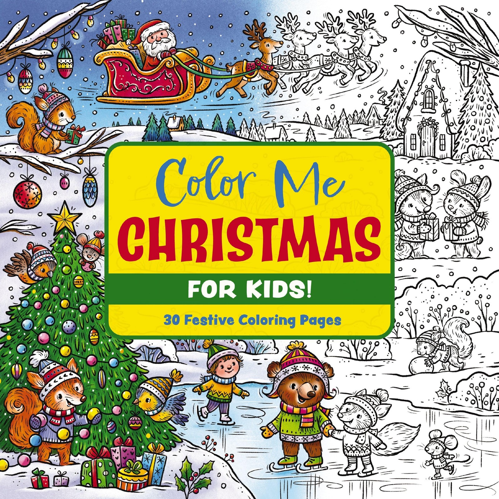 Color Me Christmas (for Kids!): 30 Festive Coloring Pages by Editors of Cider M - Image 3