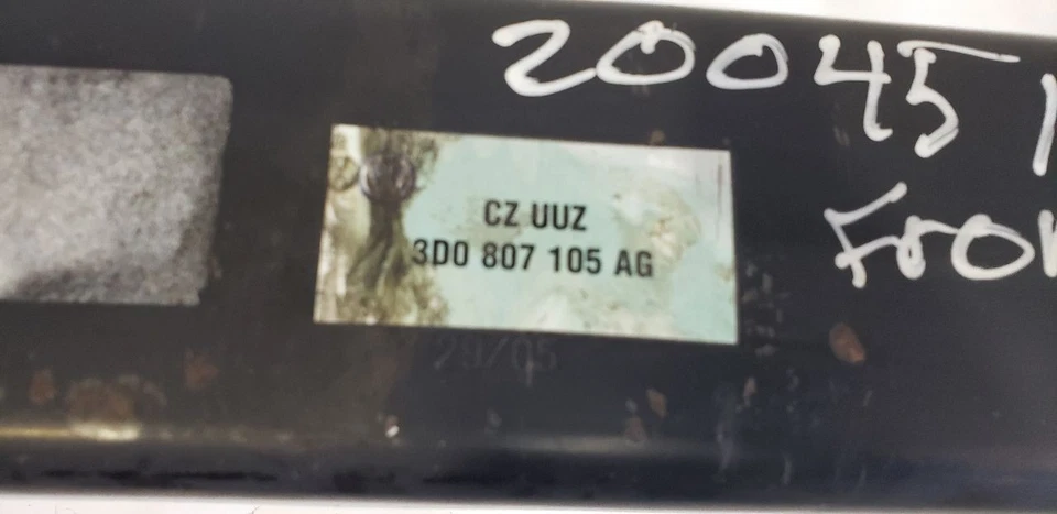 Усилитель переднего бампера оригинальный производитель 2004 2005 2006 Volkswagen Phaeton - Изображение 2 из 4