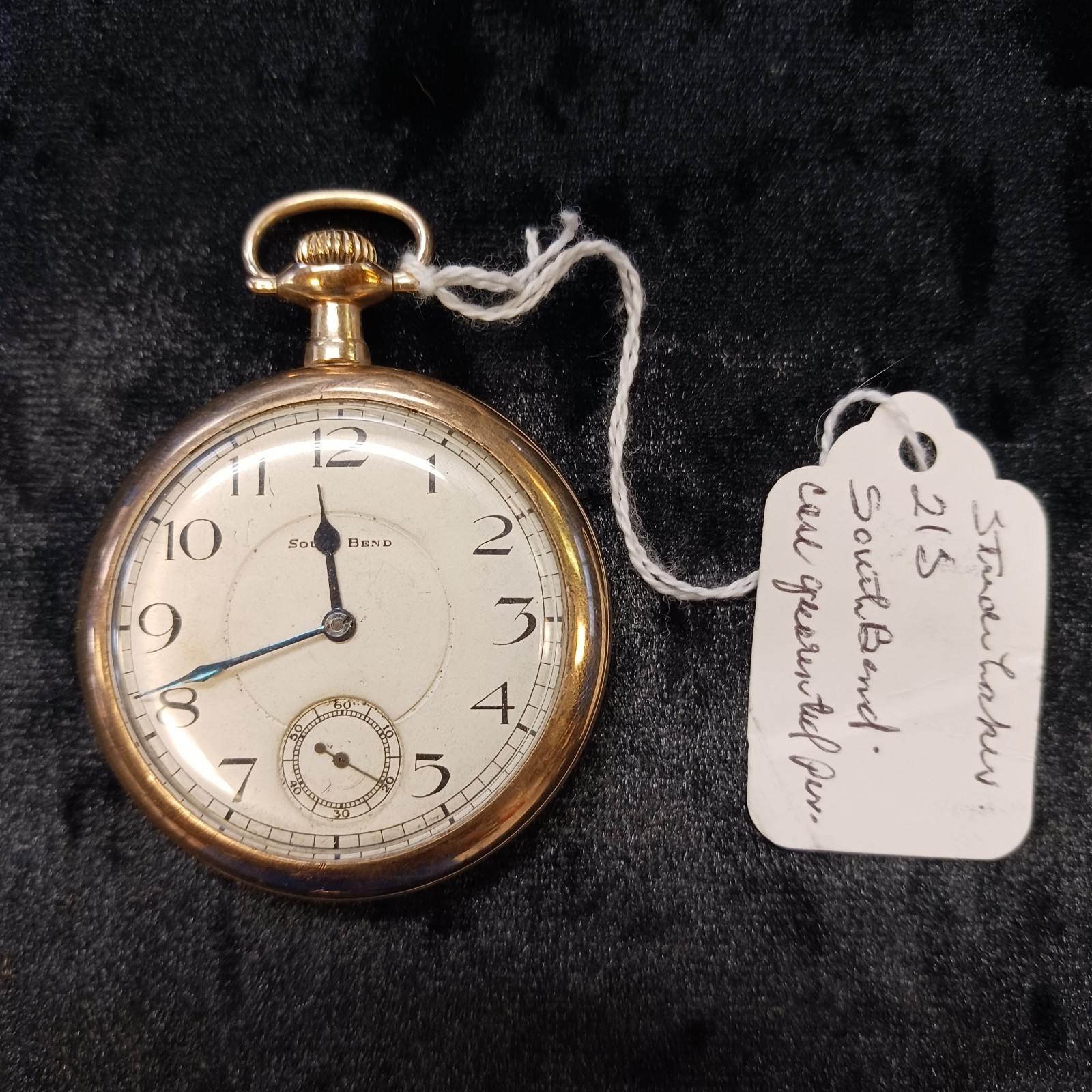 South Bend “Studebaker”  21J Pocket Watch NOT RUNNING