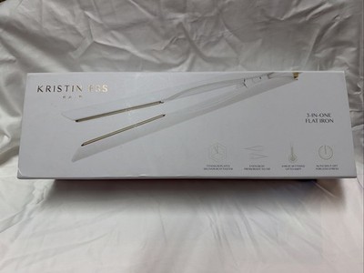Kristin Ess Titanium Flat Iron Hair Straightener and Curler - Dual Voltage
