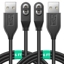 2 Pack-6FT Charging Cable for AfterShokz Aeropex AS800  Shokz OpenRun Pro  ...