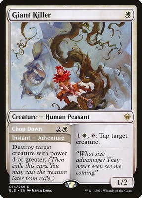 MTG Giant Killer // Chop Down [Throne of Eldraine] Near Mint Magic