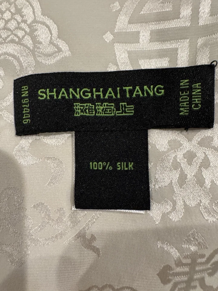 Bufanda de seda de diseñador Shanghai Tang Foto 3 de 4