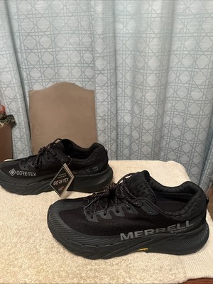 Merrell Agility Peak 5 GTX Black Gore-Tex Trail Running Shoes J067745Z Size 9.5