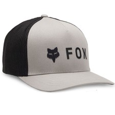 Fox Racing Absolute Flexfit Baseball Hat Cap Curved Brim Comfortable Steel Grey