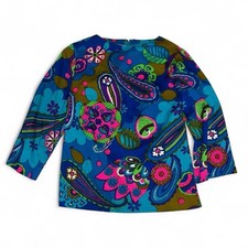 Vintage 60s/70s Mod Floral Psychedelic Shirt