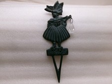 Fee Pixie blau Metall Garten Pfahl Stab Baumeln Kristall 1997 6" Topf Hof Kunst