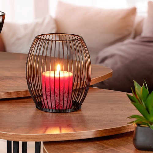 Portacandele Supporto candele Candelabro moderno Design geometrico 2 pz. - Foto 2 di 7