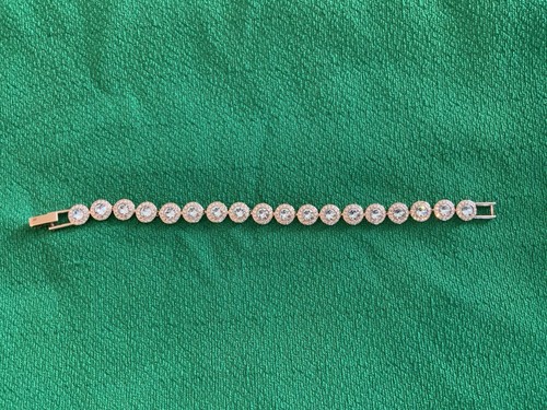 Swarovski Armband Kristall Damen Gold klein 6,5 Zoll