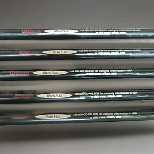 Wilson Firestick Golf Iron Set 6,7,8,9,SW Men’s Flex Graphite Shafts NEED Grips - Picture 7 of 22