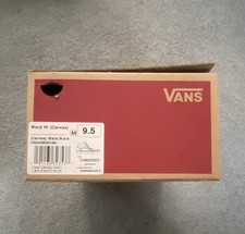 VANS Ward Hi Canvas Black High Top Lace-Up Sn...