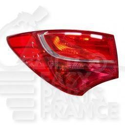 Feu arrière-gauche extérieur Hyundai Santa Fe avec verre polycarbonate étanche