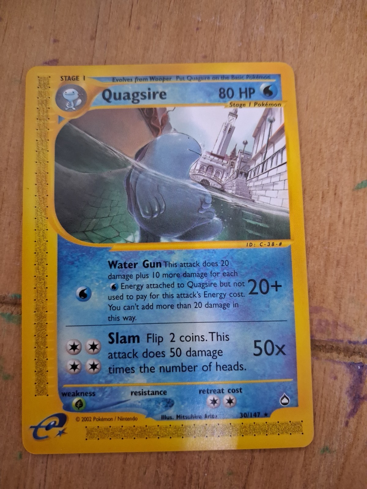 Quagsire 30/147 AQUAPOLIS MINT Rare