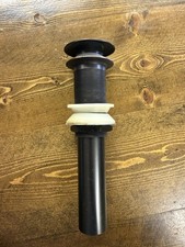 New 8  Drain Pop Up Black With Copper Edge