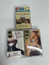Leann Rimes Cassette Tapes Lot Of 3 The Early Years Blue Sittin On Top Of The Wo