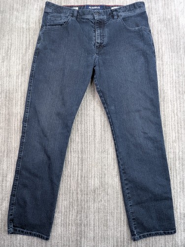 Alberto Jeans Men's 35x30 Luxury T400 Stone Modern Fit Dual FX Denim Stretch - Picture 2 of 19