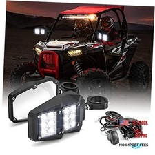 UTV Mirrors with Lights w/Wiring And Switch Automatic Reset Mirror With Switch