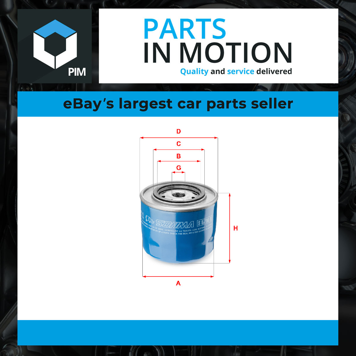 Oil Filter S5710R Sofima 4409040 4434895 4449040 60810474 7773854 Quality New