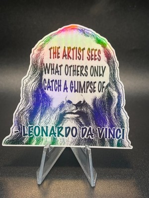 Leonardo Da Vinci Quote Sticker Collection