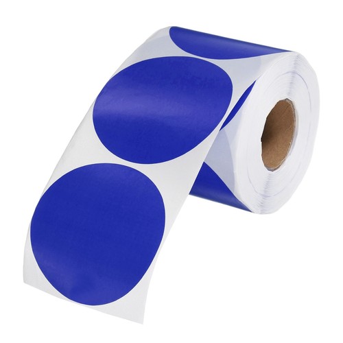 500 Pcs 3 Inch Colored Dot Stickers Labels, Dark Blue | eBay Australia
