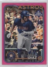 2024 Topps Pro Debut Fuchsia Foil 162/199 Camilo Diaz #PD-182 1f5h