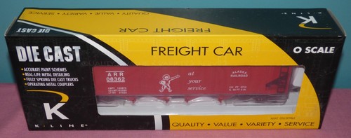 K Line O Scale K623-1012 Alaska Die Cast Hopper Freight Car ARR 08362 - Picture 2 of 5
