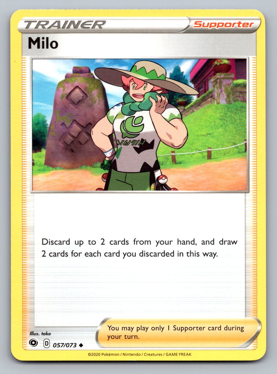 Pokemon TCG Champion's Path Milo 57/73