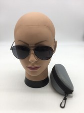 Ray-Ban Black Full Rim Frame Aviator Sunglasses 58-14-141 Grey Lenses