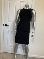 J. Crew Sleeveless Sheer Panel Perfect Little Black Dress Stretch Sz 6