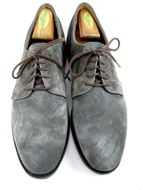 Allen Edmonds Barrett Gray Suede Cap Toe‎ Dress Shoes Men’s 9.5 D Allen Edmonds Barrett Grey Suede Cap Toe 9.5D made in USA | eBay main image 4
