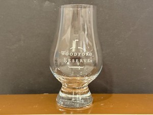 Woodford Reserve Bourbon Whiskey Etched Glencairn Crystal Taster Glass