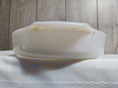 FIRE KING, Candle Glow Atomic CAZUELA PLATO, vaso de leche 9" #429 Anchor Hocking - Imagen 11 de 15