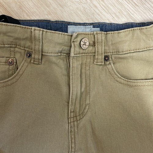 Lucky Brand Authentic Skinny Stretch Boys size 5 Khaki Beige Trousers Pants - Picture 3 of 7