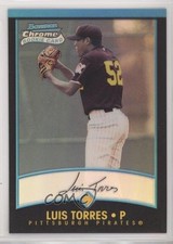 2001 Bowman Chrome Rookie Refractors Luis Torres #185 0x1