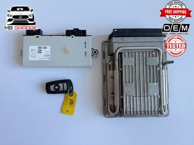 2009-2012 BMW 550 650 750 N63 ENGINE DME ECU CAS4 MODULE & IGNITION KEY SET OEM