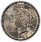 1922-D $1 Silver Peace Dollar - Die Breaks - UNC - SKU-D7526