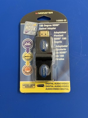 Monster Just Hook It Up Swivel HDMI Adapter 140069-00