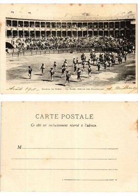 CPA Stierkampf Corrida de Toros Le Paseo Defile des Cuadrillas (775648)