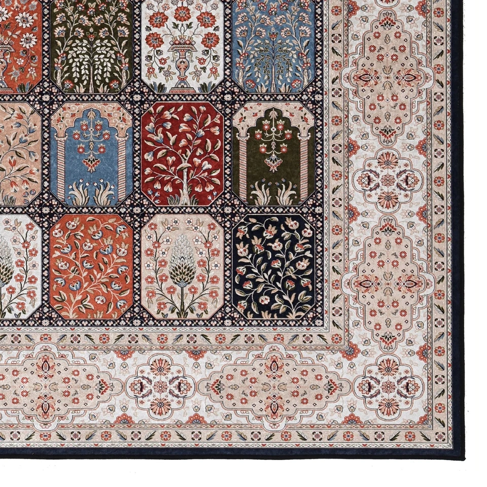 Alfombra Linon Eclipse Farlin Tejida Poliéster 3'3"x 5' en Negro Foto 4 de 4